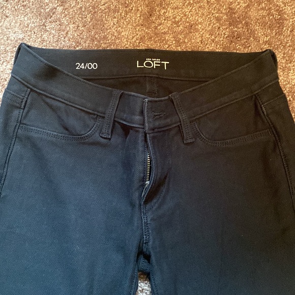 Loft black skinny jeans - 00 - EUC - Picture 3 of 9